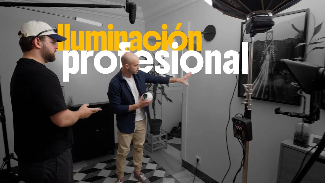 Así iluminamos un rodaje profesional con solo dos luces