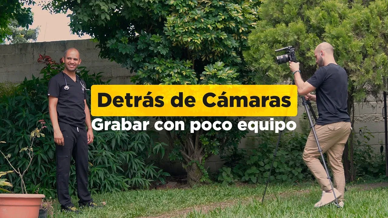 Qué necesitas para grabar proyectos con poco equipo